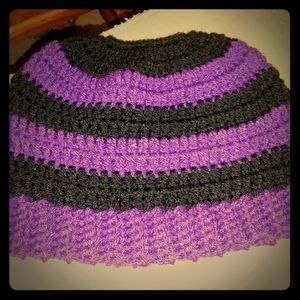 Crochet  messy bun hats